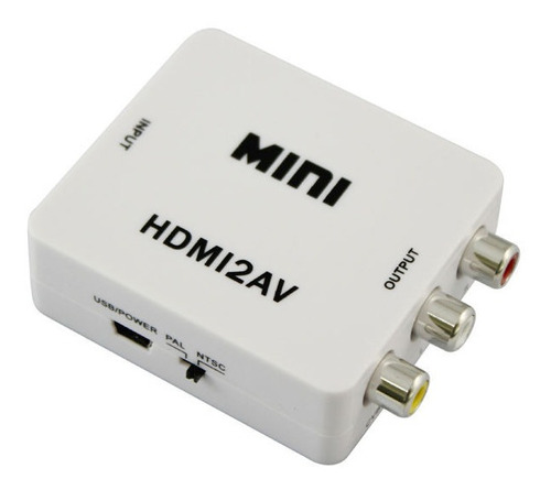 Convertidor Hdmi A Rca Monitor Audio Video Mtech