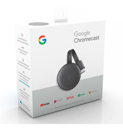 Google Chromecast 3ra Genracion Full Hd Nuevo Sellado Tienda