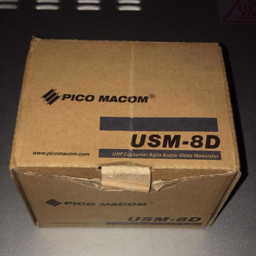 Modulador Uhf Ágil Audio-video Usm- 8 Pico Macom