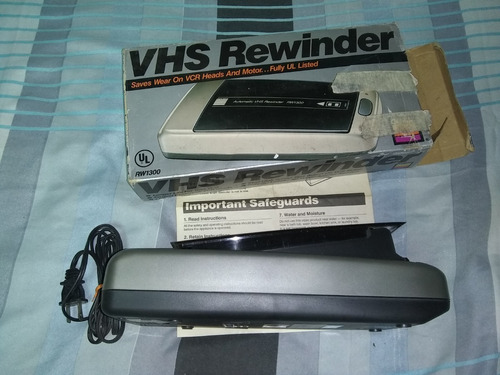 Rebobinador Vhs Video Cassette Rewinder