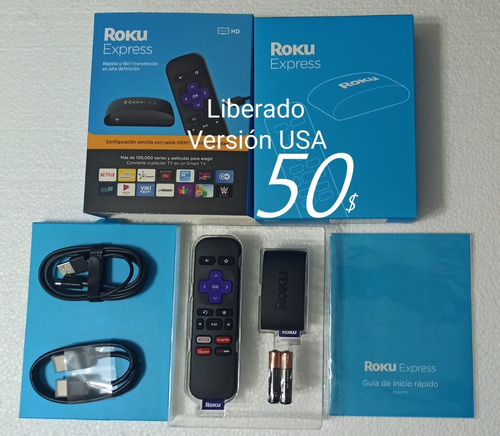 Roku Express Hd, Convertidor Smart Tv, Liberado Usaen65vrds