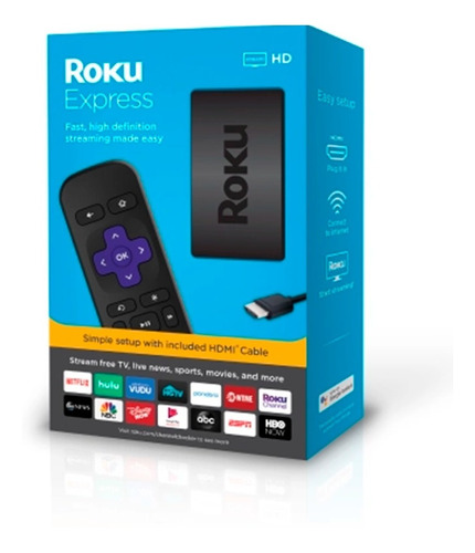 Roku Express Hd + Netflix Gratis 1 Mes -convertidor Smarttv