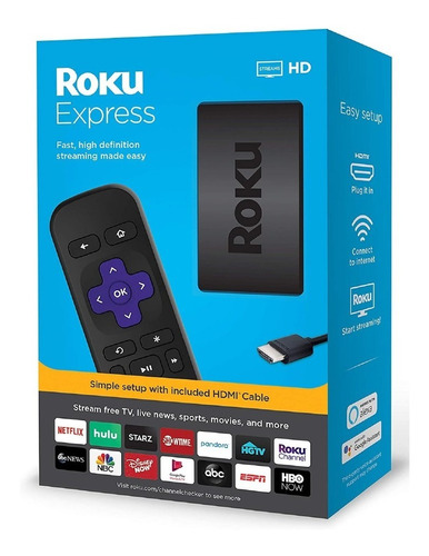 Roku Express Hd Para Series Y Películas-convertidor Smart