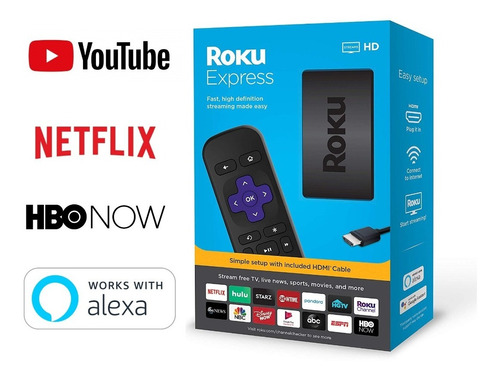 Roku Express Netflix Youtube Alexa Plex Iptv Ultima Versión