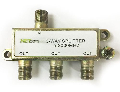 Splitter Coaxial 3 Vías mhz