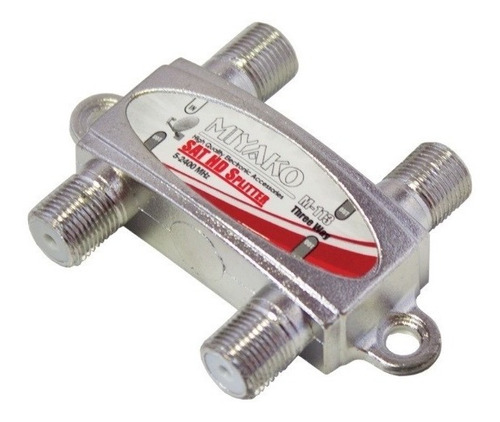 Splitter Divisor Coaxial De 3 Vías Miyako  Mhz