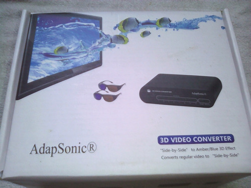 Video Convertidor Tv De 2d A 3d,original Adap Sonic