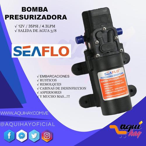 Bomba De Agua Presurizadora 12v 35 Psi 4.3lpm Seaflo