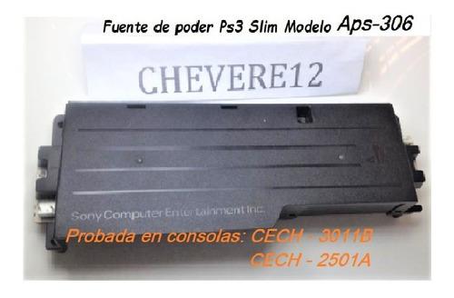 Fuente De Poder Ps3 Slim Modelo Aps-306 Y Compatibles