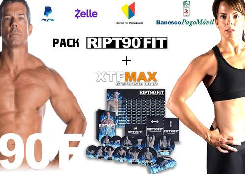 Pack Entrenamiento Fitness Ript90fix + Xtfmax