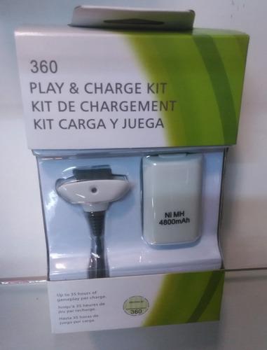 Xbox 360, Cargador + Bateria 4800 Mah Control Xbox 360