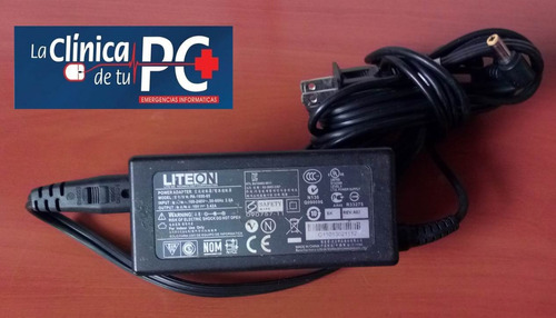 5. Cargador Laptop Liteon Punta Amarilla 19v-3,42a Con Cable