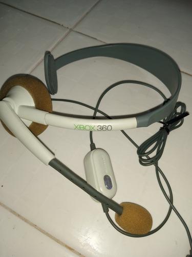 Audífono Microfono Headset Xbox 360 Usado En Perfecto