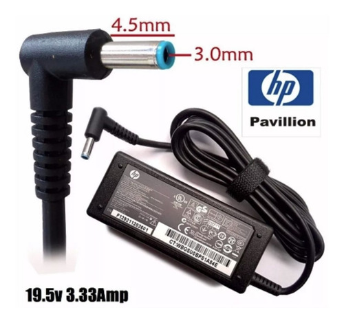 Cargador Laptop Hp Original Punta Azul Laschimeneas