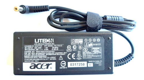 Cargador Para Lapto Acer 19v 3.42a mm 65 Watts