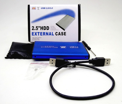 Case Externo 2.5 Disco Duro Laptop Sata Usb 2.0