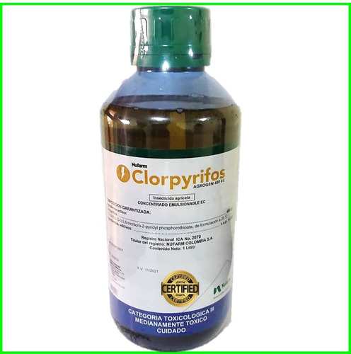 Clorpyrifos Insecticida Agricola 1 Litro