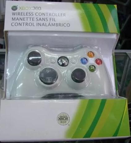 Control De Xbox 360 Inalambrico Blanco Original 25tr