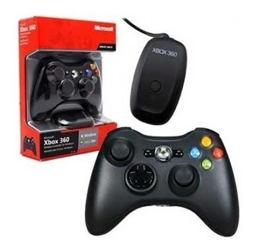 Control Inalambrico Original Negro Xbox 360 / Pc