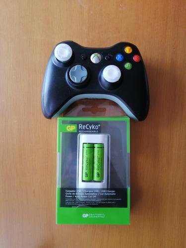 Control Xbox 360 Inalambrico Con Baterias Recargables