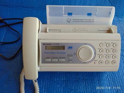 Fax Teléfono Sharp. Modelo Ux-p200