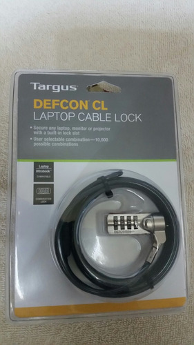 Guaya De Seguridad Targus Para Laptop Cable Lock