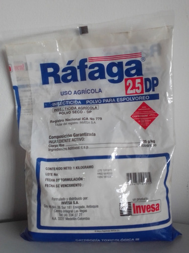 Insecticida Para Bachacos Rafaga Lorsban Clorpirifos 2.5dp