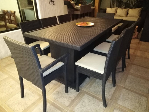 Juegos De Comedor Para Exterior En Rattan Sintetico