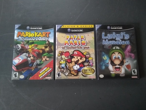 Juegos Gamecube Completos (luigui's Mansion & Mario Kart)