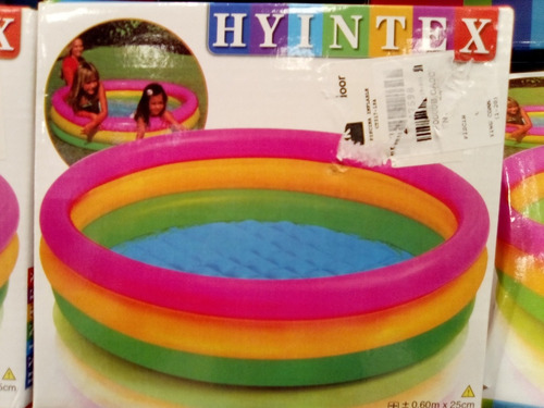 Piscina Hyntex Inflable Para Tus Ninos 60cm X 25cm