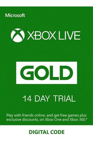 Xbox Live 14 Dias Gold Multiregión Entrega Inmediata