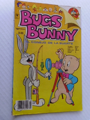 Bugs Bunny-el Conejo De La Suerte,nro. 2-03 Comic En Físico