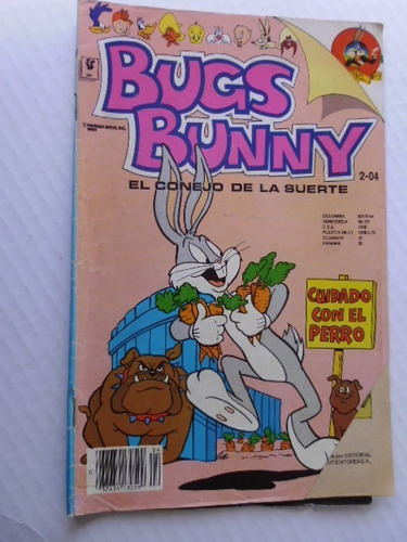 Bugs Bunny-el Conejo De La Suerte,nro. 2-04 Comic En Físico