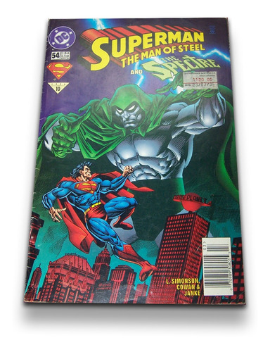 Comic En Fisico De Superman The Man Of Steel #54 Con Spectre