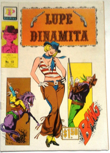 Comic Lupe Dinamita N° 10 5 De Octubre  Edipres