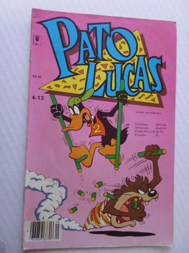 El Pato Lucas Nro. 4-13 Edit. America - Comic En Físico