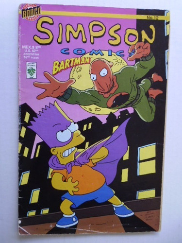 Los Simpson - Comic Nro. 12 Comic En Español En Físico