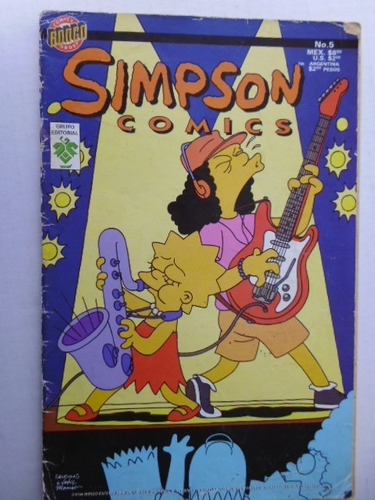 Los Simpson - Comic Nro. 5 Comic En Español En Físico