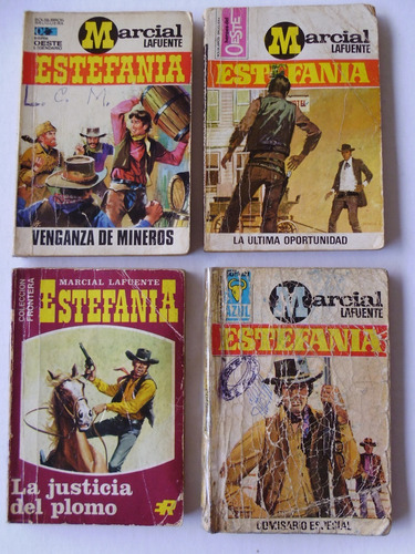 Lote De 7 Novelas Oeste,marcial Lafuente Estefanía En