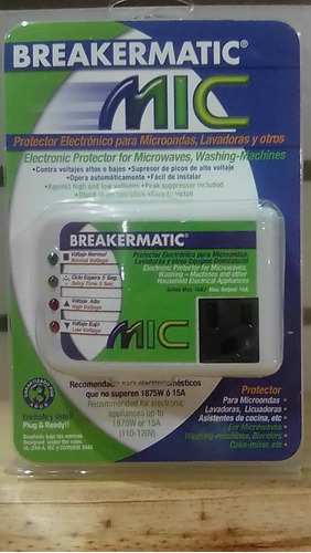 Protector Electronico P/ Microondas Breakermatic