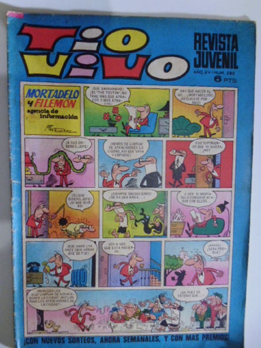 Revista Tio Vivo Nro. 580 - Comic Español En Físico 