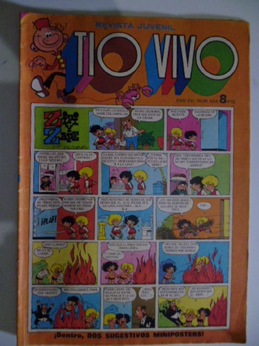 Revista Tio Vivo Nro. 654- Comic Español En Físico 