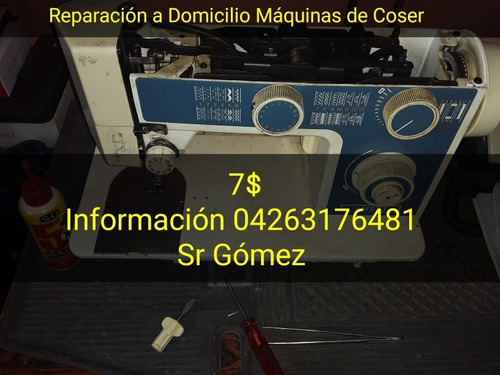 Servicio Técnico De Maquinas De Coser A Domicilio...