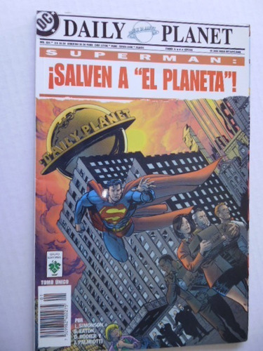 Superman Salven Al Planeta - Tomo Unico-comic En Físico