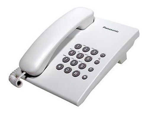 Telefono Panasonic Kx-ts500lx1w Pared/mesa Blanco