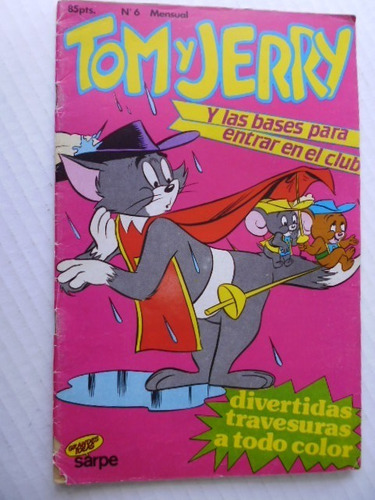 Tom Y Jerry Nro. 6 - Ediciones Sarpe España-comic En