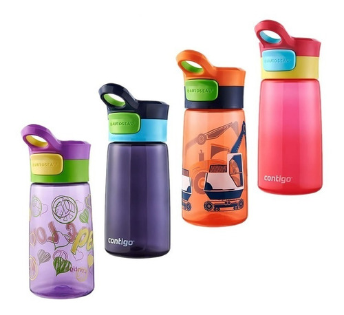 Vaso Contigo Kids Autoseal Termo De Agua Niños 14oz O 410ml