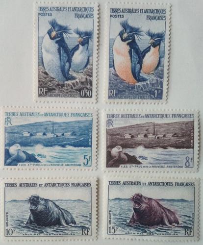 Antártida Francesa. Serie: Pingüinos Y Focas.año: 1956