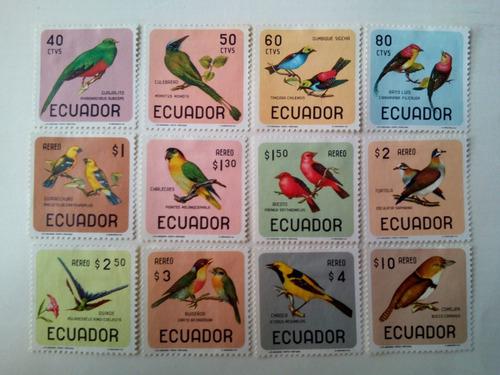 Ecuador. Serie: Pájaros. Año: 1966.