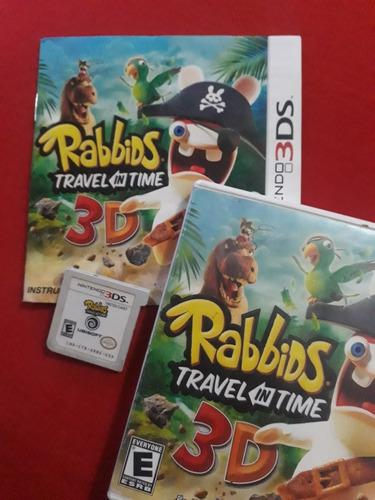 Juego De 3ds: Rabbids Travel In Time 3d.